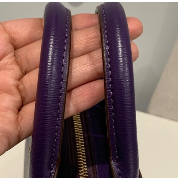 DKNY Paige Small Purple Satchel - Picture 8 of 10